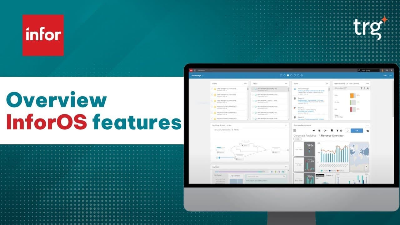 TRG Academy video giving an overview of Infor OS features for SunSystems users